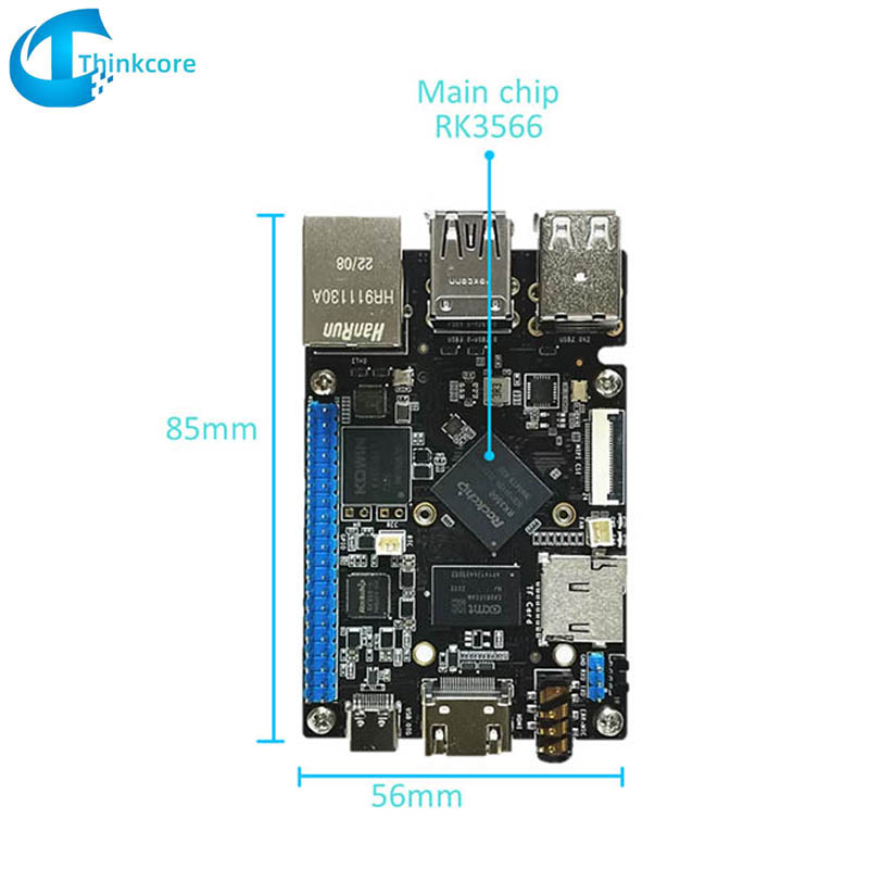 RK3566 SBC சிங்கிள் போர்டு கம்ப்யூட்டர் ராஸ்பெர்ரி பை உடன் இணக்கமானது